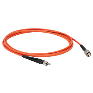 M132L02 - Ø200 µm, 0.22 NA, High OH, TECS Double Clad, FC/PC to SMA905 Fiber Patch Cable, 2 m Long