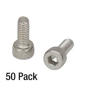 SH4MS10 - M4 x 0.7 Stainless Steel Cap Screw, 10 mm Long, 50 Pack