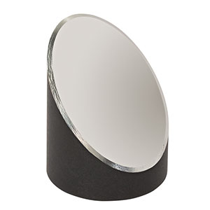 MPD129-F01 - Ø1in 90° Off-Axis Parabolic Mirror, UV-Enhanced Aluminum, RFL = 2in