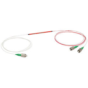 W1064S246A1A - 1064 nm / 1310 nm Wavelength Division Multiplexer, HI1060 Fiber, FC/APC Connectors