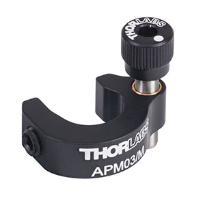 APM03/M - Adjustable Kinematic Positioner, Vertical Actuator, Slip-On Ø1/2in Post Collar, M6 Locking Setscrew