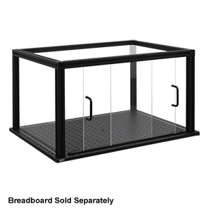 XE25C10D/M - 525 mm x 375 mm x 300 mm (L x W x H) Plexiglass Sliding Door Enclosure