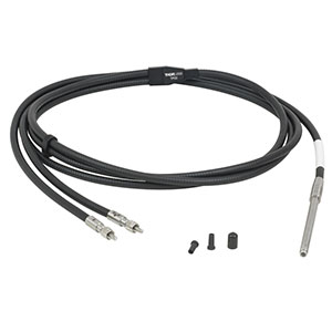 TP22 - Transmission Dip Probe, Ø200 µm, High OH, 400 - 900 nm, SMA905 to Ø1/4in Probe, 2 m Long