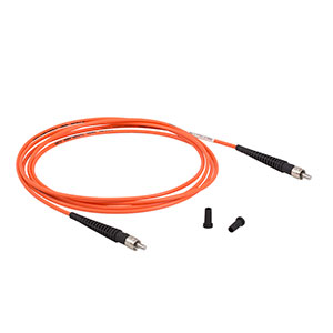 M96L02 - Ø105 µm, 0.100 NA, SMA-SMA Fiber Patch Cable, Low OH, 2 m Long