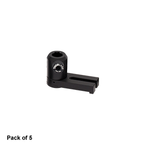 UPH40/M-P5 - Ø12.7 mm Universal Post Holder, Spring-Loaded Locking Thumbscrew, L = 40 mm, 5 Pack