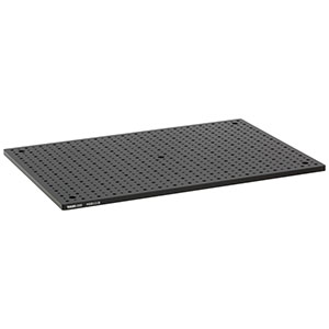 MSB1218 - 12in x 18in x 3/8in Mini-Series Aluminum Breadboard, 8-32 and 1/4in-20 High-Density Taps