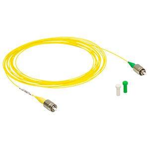 P5-1064Y-FC-5 - Single Mode Patch Cable, 980 - 1650 nm, FC/PC to FC/APC, Ø900 µm Jacket, 5 m Long
