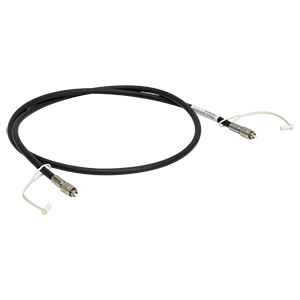 MR16L01 - Ø105 µm, 0.22 NA, Low OH, FC/PC-FC/PC Armored Fiber Patch Cable, 1 m Long