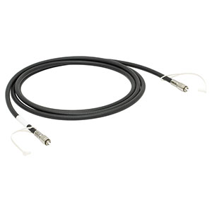 MR16L02 - Ø105 µm, 0.22 NA, Low OH, FC/PC-FC/PC Armored Fiber Patch Cable, 2 m Long