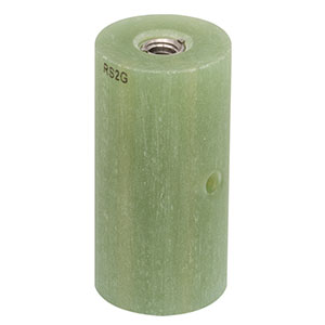 RS2G - Ø1in Fiberglass Pillar Post, 1/4in-20 Taps, Length = 2in