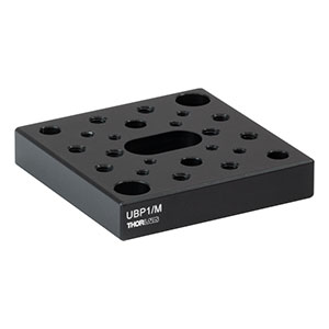 UBP1/M - Universal Base Plate, 50 mm x 50 mm x 9.5 mm, Metric