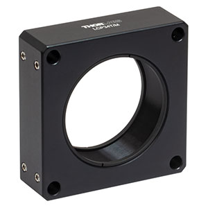 LCP34T/M - 60 mm Cage Plate, SM2 Threads, 0.9in Thick, M4 Tap (Two SM2RR Retaining Rings Included)
