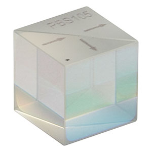 PBS105 - 10 mm Polarizing Beamsplitter Cube, 700 - 1300 nm