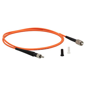 M148L01 - Ø400 µm, 0.22 NA, Low OH, FC/PC to SMA905 Fiber Patch Cable, 1 m Long