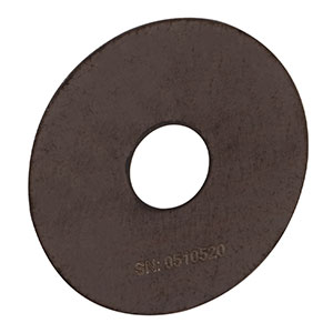 P3500UK - Ø1/2in (12.7 mm) Unmounted Large Pinhole, 3500 ± 40 μm Pinhole Diameter, Stainless Steel