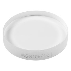 WGN105FT2 - Ø1in Single-Sided Textured Broadband Antireflective Window, Infrasil<sup>®</sup>, AR Range: 1000 - 1700 nm, t = 5.0 mm