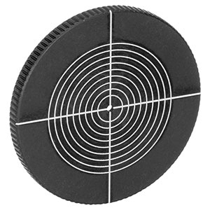 SM1AP1 - Externally SM1-Threaded Alignment Disk with Ø1 mm Through Hole