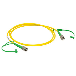 P3-S630-FC-2 - Single Mode Patch Cable with Pure Silica Core Fiber, 630 - 860 nm, FC/APC, Ø3 mm Jacket, 2 m Long