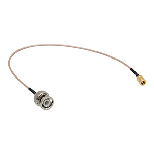 PAA212 - SMB Coaxial Cable, Straight SMB Female to BNC Male, 12in (305 mm)