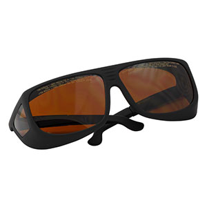 LG18 - Laser Safety Glasses, Amber Lenses, 13% Visible Light Transmission, Universal Style
