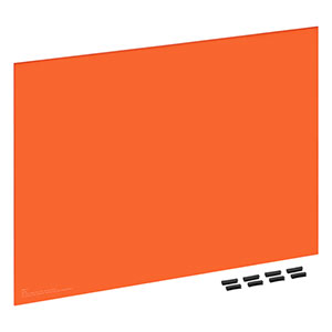 LW3P3/M - Laser Safety Panel, Orange, 41% Visible Light Transmission, 535.0 mm x 385.8 mm