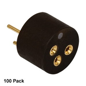 S8060-P100 - Laser Diode Socket for Ø9 mm Laser, 3 Pin, 100 Pack