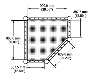 Diagram details SD rail dimensions