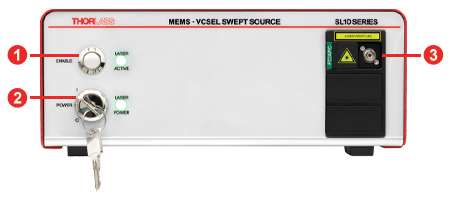 SL10 Swept Source Front Panel