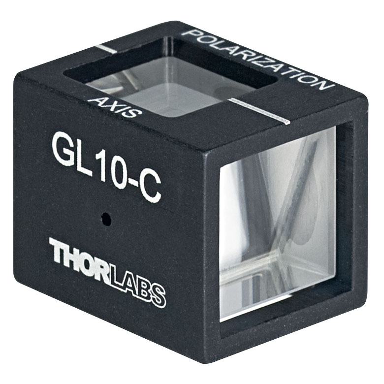 Glan-Laser 1700 - nm 1050 Ø10 GL10-C Polarizer, Mounted CA, Thorlabs Coating: - mm AR