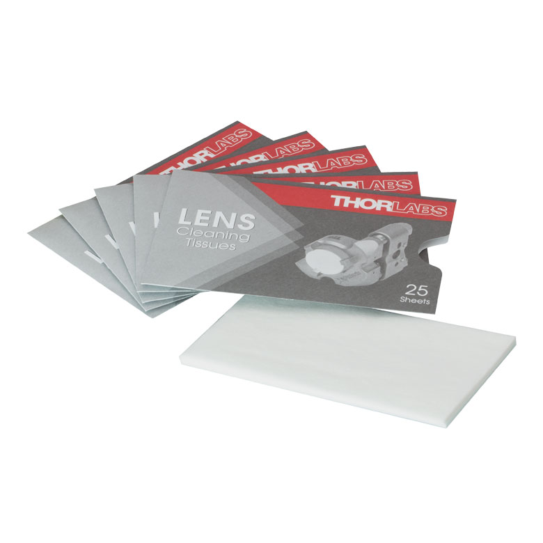 Thorlabs - MC-5 Lens Tissues, 25 Sheets per Booklet, 5 Booklets