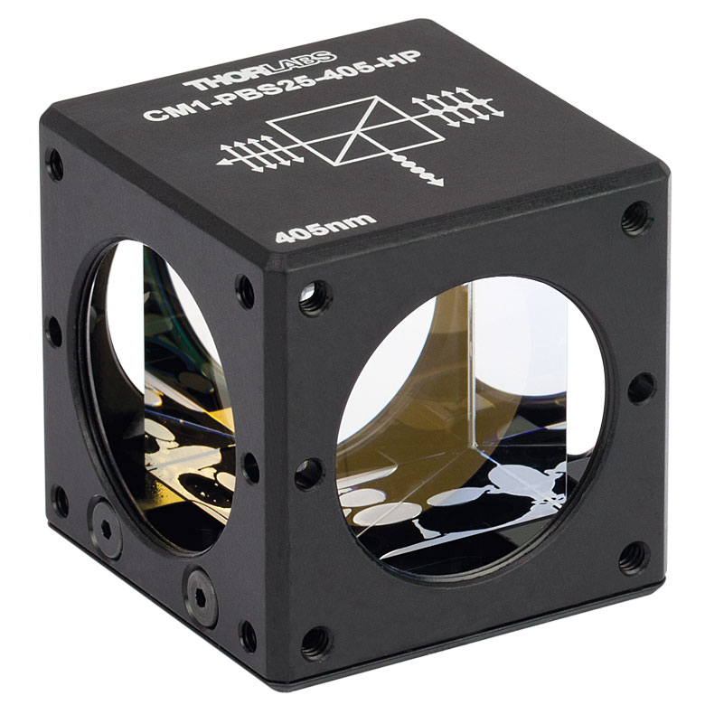 Thorlabs - CM1-PBS25-405-HP 30 Mm Cage-Cube-Mounted, High-Power ...