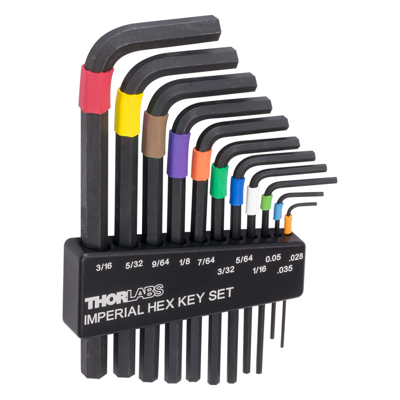 Thorlabs - CCHK 11-Piece Color-Coded Hex Key Set, Imperial