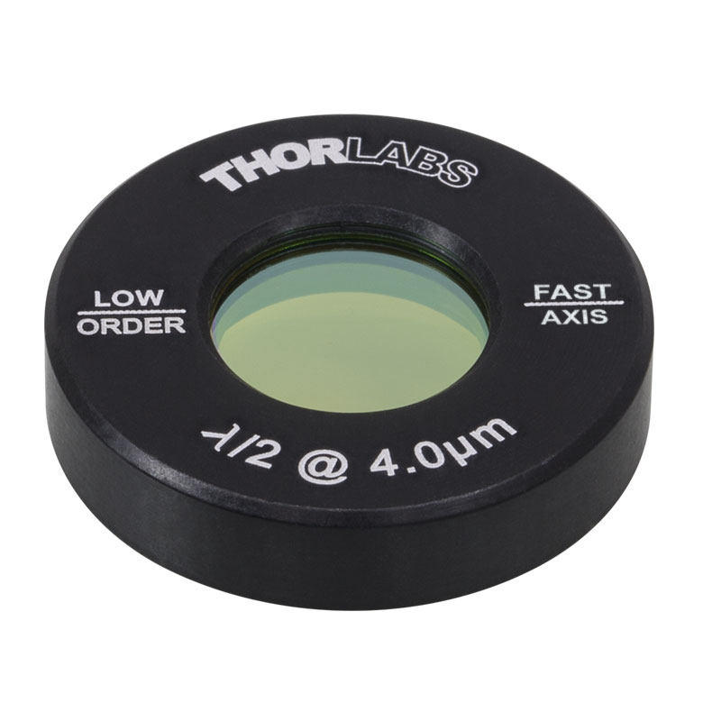 Thorlabs - WPLH05M-4000 Ø1/2 Mounted Low-Order Half-Wave Plate